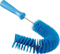 Vikan - 2-1/4" Diam Polyester Hook Brush - 15-1/2" OAL, 6-1/2" Head Length, Polypropylene Handle - Top Tool & Supply