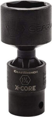 GearWrench - 1/2" Drive 1-1/8" Standard Universal Impact Socket - 6 Points, 3-14/67" OAL - Top Tool & Supply