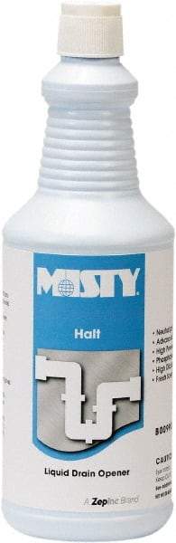 Misty - 32 oz Liquid Drain Cleaner - Unscented, Bottle - Top Tool & Supply