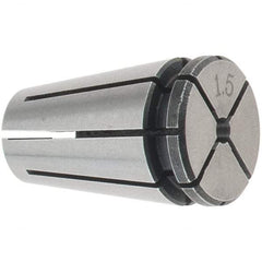 Accupro - 1 to 1.5mm ER8 Collet - 0.01mm TIR, 13mm OAL, 8.5mm Overall Diam - Exact Industrial Supply