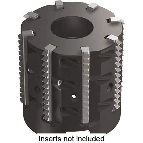 Kennametal - 2.32" Cut Diam, 1.58" Max Depth of Cut, 1" Arbor Hole Diam, Indexable Thread Mill - Insert Style TM25, 25mm Insert Size, 9 Inserts, Toolholder Style TMS25, 1.58" OAL - Top Tool & Supply