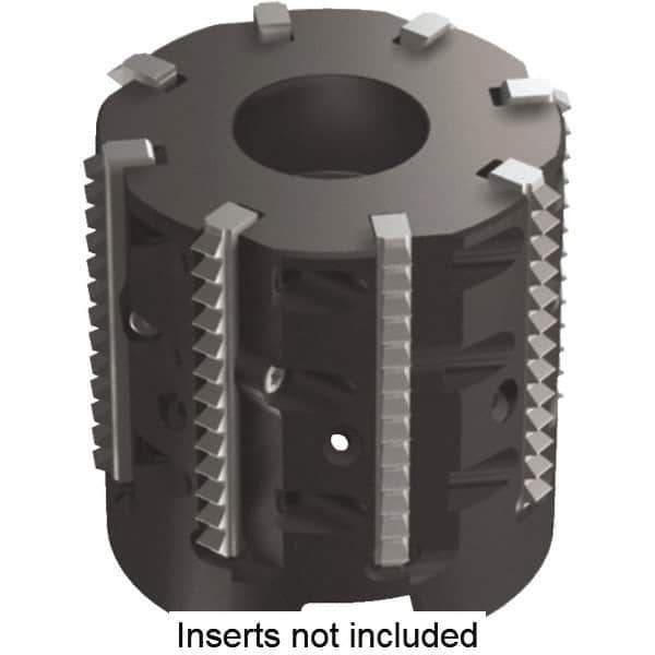 Kennametal - 2.32" Cut Diam, 2" Max Depth of Cut, 1" Arbor Hole Diam, Indexable Thread Mill - Insert Style TM40, 40mm Insert Size, 9 Inserts, Toolholder Style TMS40, 2" OAL - Top Tool & Supply