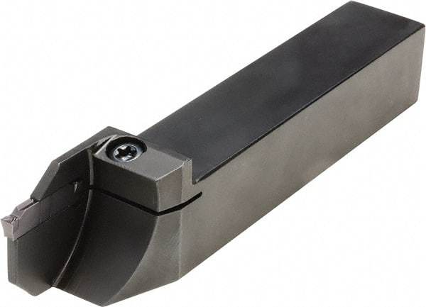 Kyocera - KGD, External, Left Hand, 30mm Max Depth of Cut, 0.078 to 0.118" Groove Width, Indexable Grooving Tool Holder - Multiple Insert Compatibility, 3/8" Shank Height, 3/8" Shank Width, 120.65mm OAL - Top Tool & Supply