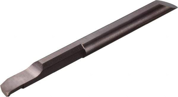 Kyocera - 3mm Min Bore Diam, 10.5mm Max Bore Depth, 3mm Shank Diam, Boring Bar - 0.001969" Corner Radius, Right Hand Cut, Solid Carbide - Exact Industrial Supply