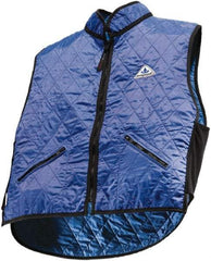 Techniche - Size 2XL, Blue Cooling Vest - Zipper Front, Nylon, HyperKewl - Top Tool & Supply