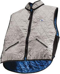 Techniche - Size 3XL, Silver Cooling Vest - Zipper Front, Nylon, HyperKewl - Top Tool & Supply