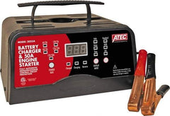 ATEC - 6/12 Volt Automatic Charger - 10 Amps/2 Amps, 50 Starter Amps - Top Tool & Supply