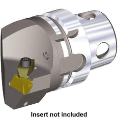 Kennametal - Insert Style NG 4R, 70mm Head Length, Left Hand Cut, Internal/External Modular Threading Cutting Unit Head - System Size KM4X63, 43mm Center to Cutting Edge, Series NE - Top Tool & Supply