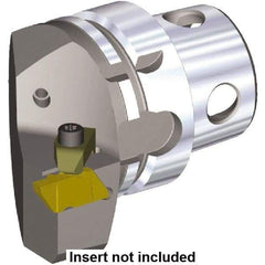 Kennametal - Insert Style NG 3R, 70mm Head Length, Right Hand Cut, External Modular Threading Cutting Unit Head - System Size KM4X63, 43mm Center to Cutting Edge, Series NS - Top Tool & Supply