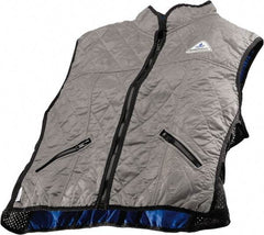 Techniche - Size 2XL, Silver Cooling Vest - Zipper Front, Nylon, HyperKewl - Top Tool & Supply