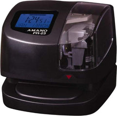 Amano - Time Clocks & Time Recorders Punch Style: Manual/Automatic Power Source: 115V 60 Hz AC - Top Tool & Supply