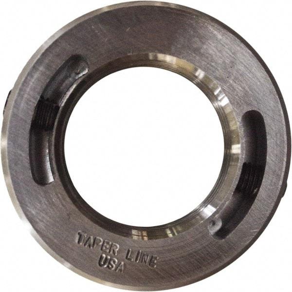 Taper Line - 1-14 Thread, Steel, One Piece Threaded Shaft Collar - 1-3/4" Outside Diam, 1/2" Wide - Top Tool & Supply