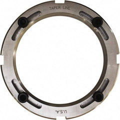 Taper Line - 3.730-12 Thread, 4-9/16" Bore Diam, 4-15/16" OD, Shaft Locking Device - 0.718" OAW - Top Tool & Supply