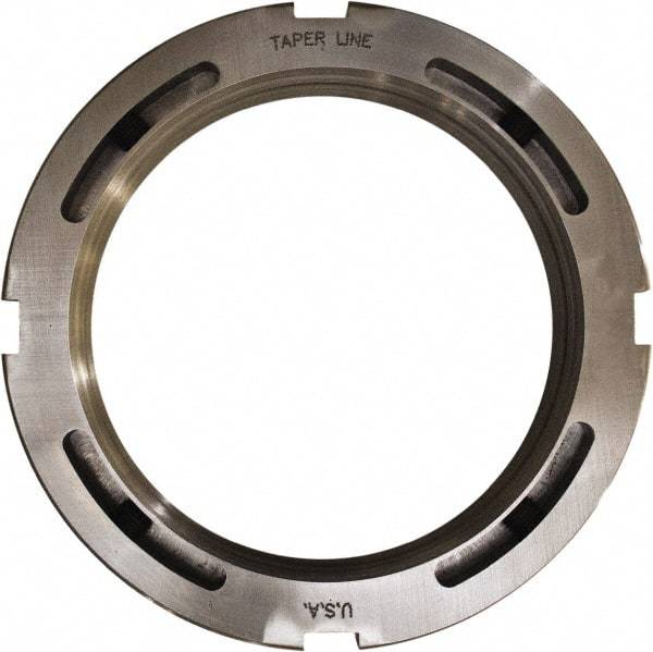 Taper Line - 3.137-12 Thread, 3-27/32" Bore Diam, 4-5/32" OD, Shaft Locking Device - 19/32" OAW - Top Tool & Supply