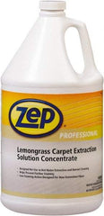 ZEP Commercial - 1 Gal Bottle Carpet Cleaner - Lemongrass Scent, Use on Carpet & Upholstery - Top Tool & Supply