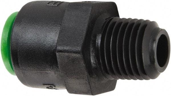 Parker - 1/4" Kynar Check Valve - Inline, Push-to-Connect x MNPT, 300 WOG - Top Tool & Supply