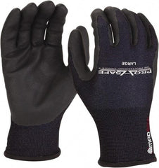 PRO-SAFE - Size 2XL (11) Nitrile Coated Nylon/Nitrile Work Gloves - Palm & Fingers Coated, Slip-On Cuff, Black, Paired - Top Tool & Supply