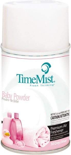 TimeMist - 6.6 oz Air Freshener Dispenser Canister Refill - Baby Powder, Compatible with TimeMist Metered Fragrance Dispensers - Top Tool & Supply