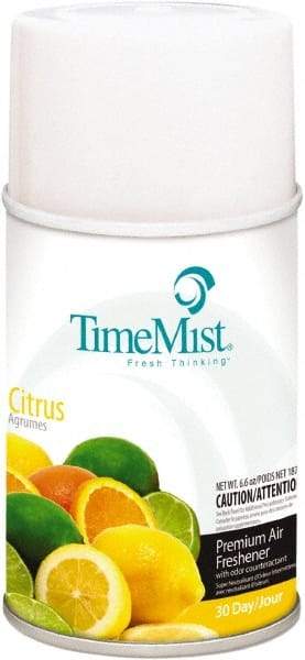 TimeMist - 6.6 oz Air Freshener Dispenser Canister Refill - Citrus, Compatible with TimeMist Metered Fragrance Dispensers - Top Tool & Supply