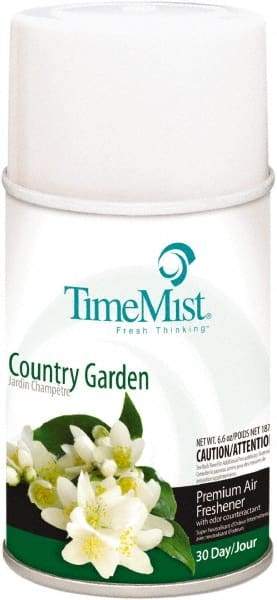 TimeMist - 6.6 oz Air Freshener Dispenser Canister Refill - Country Garden, Compatible with TimeMist Metered Fragrance Dispensers - Top Tool & Supply