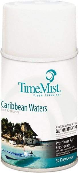 TimeMist - 6.6 oz Air Freshener Dispenser Canister Refill - Caribbean Waters, Compatible with TimeMist Metered Fragrance Dispensers - Top Tool & Supply