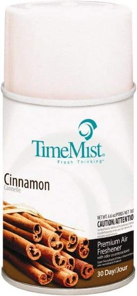 TimeMist - 6.6 oz Air Freshener Dispenser Canister Refill - Cinnamon, Compatible with TimeMist Metered Fragrance Dispensers - Top Tool & Supply