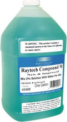 Raytech - 1 Gal Compound M Tumbling Media Additive Liquid - For Burnishing, Wet Operation - Top Tool & Supply