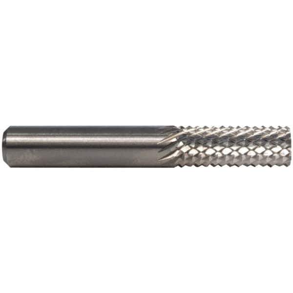 M.A. Ford - 2mm Diam, Plain End, Solid Carbide Diamond Pattern Router Bit - 1-1/2" OAL - Top Tool & Supply