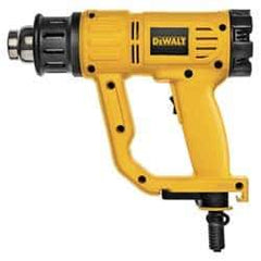 DeWALT - 120 to 1,100°F Heat Setting, 16 CFM Air Flow, Heat Gun - 120 Volts, 13 Amps, 1,550 Watts, 10' Cord Length - Top Tool & Supply