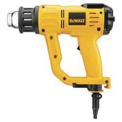 DeWALT - 115 to 1,100°F Heat Setting, 17.7 CFM Air Flow, Heat Gun - 120 Volts, 13 Amps, 1,550 Watts, 10' Cord Length - Top Tool & Supply