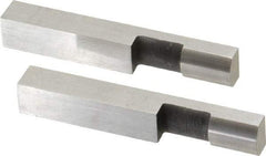 SPI - 2.366 Inch Overall Length, 0.315 Inch Jaw Thickness, 0.25 Inch Radius, Gage Block Cylindrical Jaws - Radius 0.00003 Inch, Pair 0.00004 Inch Accuracy, Sold As Pair, For Use with Rectangular Gage Blocks, 2 Pieces - Top Tool & Supply