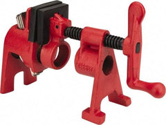 Bessey - 3/4" Pipe, 1-11/16" Throat Depth, 1-11/16" Clamp Face, H Style Pipe Clamp - Top Tool & Supply