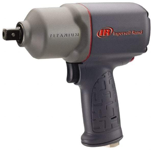 Ingersoll-Rand - 3/8" Drive, 15,000 RPM, 300 Ft/Lb Torque Impact Wrench - Pistol Grip Handle, 1,500 IPM, 17 CFM, 1/4" NPT Inlet - Top Tool & Supply