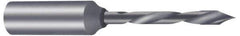 Onsrud - 8mm Cutting Diam x 30mm Length of Cut, 2 Flute, Upcut Spiral Router Bit - Uncoated, Right Hand Cut, Solid Carbide, 70mm OAL x 10mm Shank Diam, Through-Hole Boring Bit - Top Tool & Supply