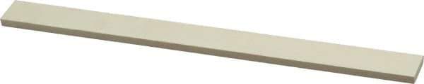 Made in USA - 800 Grit Aluminum Oxide Rectangular Polishing Stone - Super Fine Grade, 1/2" Wide x 6" Long x 1/8" Thick - Top Tool & Supply