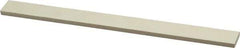 Made in USA - 800 Grit Aluminum Oxide Rectangular Polishing Stone - Super Fine Grade, 1/2" Wide x 6" Long x 1/8" Thick - Top Tool & Supply