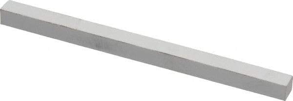 Made in USA - 1200 Grit Aluminum Oxide Square Polishing Stone - Ultra Fine Grade, 1/4" Wide x 4" Long x 1/4" Thick - Top Tool & Supply