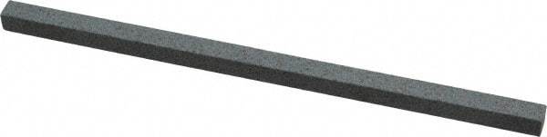 Made in USA - 150 Grit Silicon Carbide Square Polishing Stone - Very Fine Grade, 1/4" Wide x 6" Long x 1/4" Thick - Top Tool & Supply