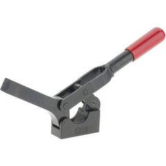 De-Sta-Co - 600 Lb Holding Capacity, Horizontal Handle, Manual Hold Down Toggle Clamp - 69° Handle Movement, 90° Bar Opening, Solid Bar, Solid Base, Oxide Finish, Forged Alloy Steel - Top Tool & Supply