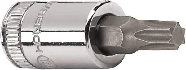 GearWrench - 3/8" Drive, T40 Torx Bit Socket - 1-55/64" OAL, Tamper Resistant - Top Tool & Supply