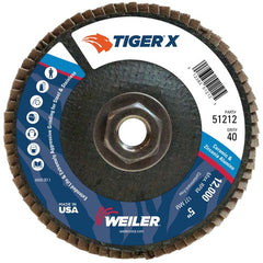 5 × 5/8-11 ARBOR 40X FLAP DISC - Top Tool & Supply