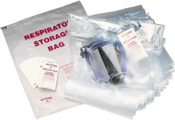 Allegro - Full Face Mask, Half Face Mask Respirator Bag - Polyester, 8" Long x 12" Wide, 2,600 Cu In Capacity - Top Tool & Supply