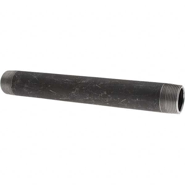 Value Collection - Black Pipe Nipples & Pipe Style: Welded Pipe Size: 1-1/4 (Inch) - Top Tool & Supply