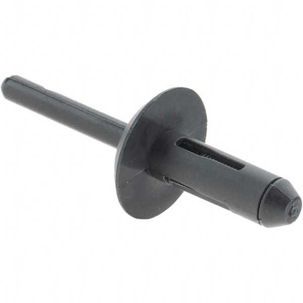 Value Collection - Nylon Multi Grip Blind Rivet - 3/32" to 3/16" Grip, 11/16" Head Diam, 1-7/8" Length Under Head, - Top Tool & Supply