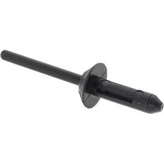 Value Collection - Nylon Multi Grip Blind Rivet - 1/16" to 11/64" Grip, 1/2" Head Diam, 1-7/8" Length Under Head, - Top Tool & Supply