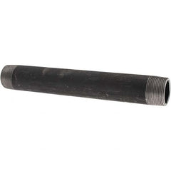 Value Collection - Black Pipe Nipples & Pipe Style: Welded Pipe Size: 1-1/4 (Inch) - Top Tool & Supply