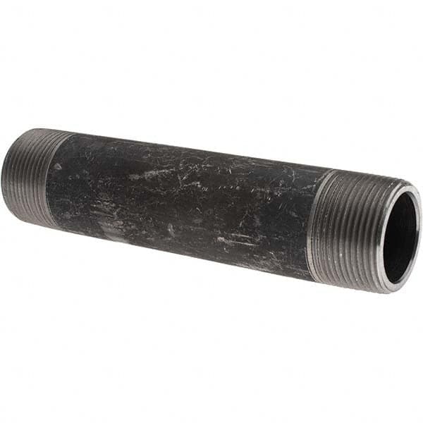 Value Collection - Black Pipe Nipples & Pipe Style: Welded Pipe Size: 1-1/4 (Inch) - Top Tool & Supply