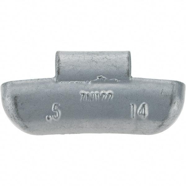 Value Collection - 0.5 oz LH Wheel Weight - Zinc, For Use with Automotive & Light Trucks - Top Tool & Supply