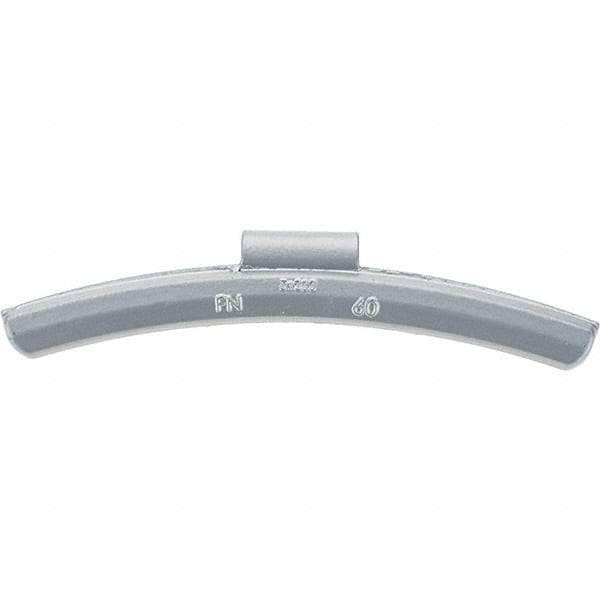 Value Collection - 60 g FN Wheel Weight - Zinc, For Use with Automotive & Light Trucks - Top Tool & Supply