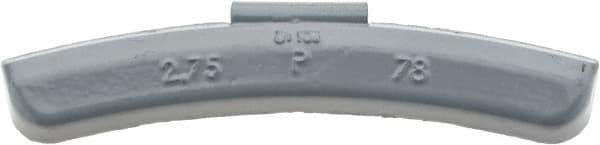 Value Collection - 2.75 oz T Wheel Weight - Zinc, For Use with Domestic Light Trucks - Top Tool & Supply